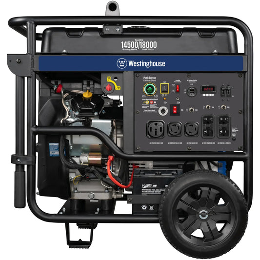 Westinghouse 14500W/18000W Generator 50 Amp CO Sensor Gas Remote Start New - WGEN14500C