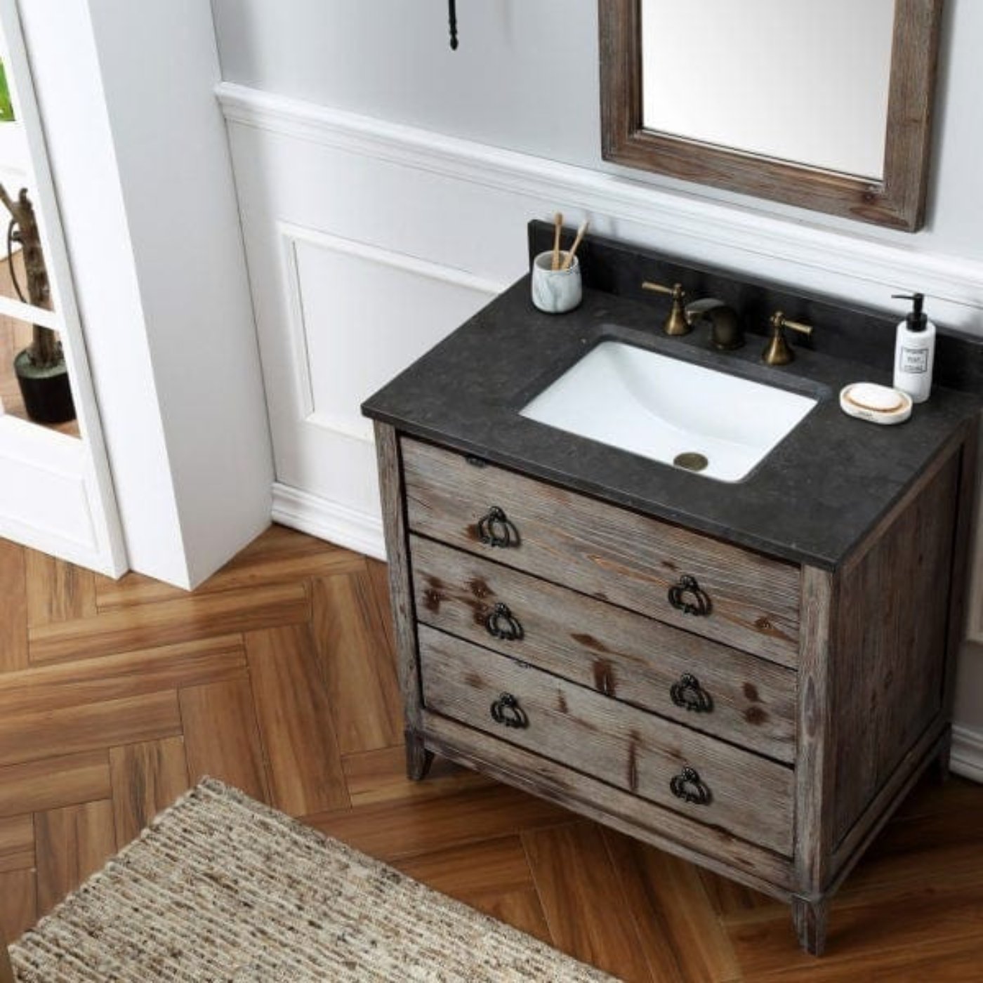 Legion Furniture 60 Inch Solid Wood Vanity | WH5160