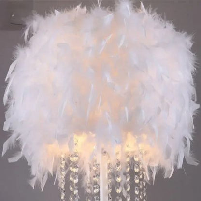 Nordic Crystal Feather Floor Lamp - Procure Décor