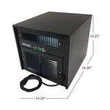 Breezaire WKL2200BLK Wine Cellar Cooling Unit – Black Series, 265 Cu.Ft. Capacity - WKL 2200 BLK