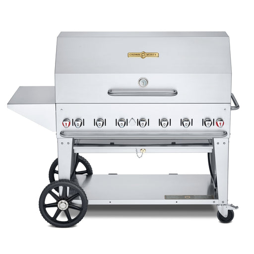 Crown Verity CV-MCB-48PKG 48" Mobile BBQ Grill Package - Liquid Propane - CV-MCB-48PKG LP