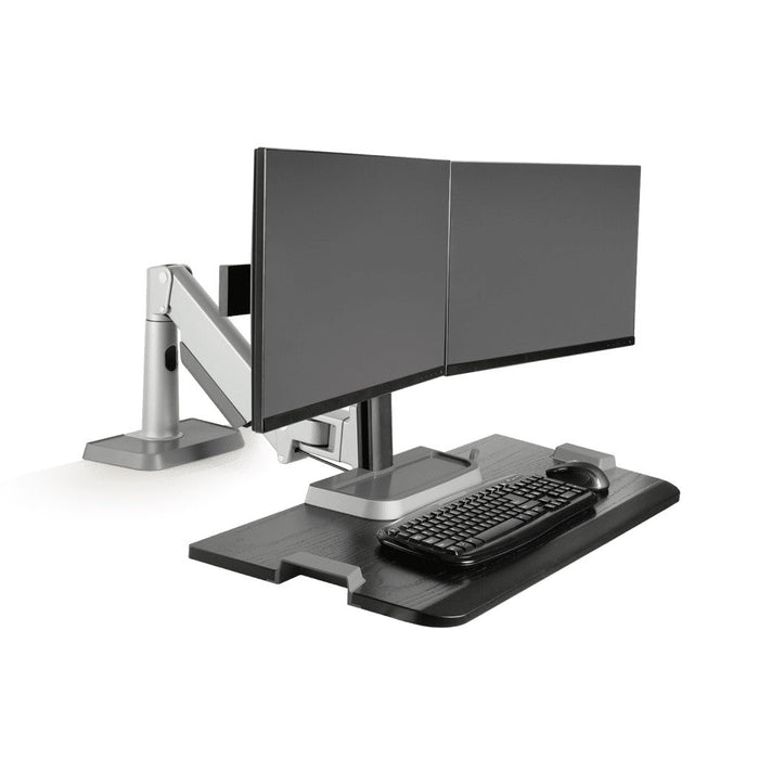 Innovative Winston Lift Edge Mount Two Monitor Adjustable Standing Desk Converter - WNST-LIFT-1-248