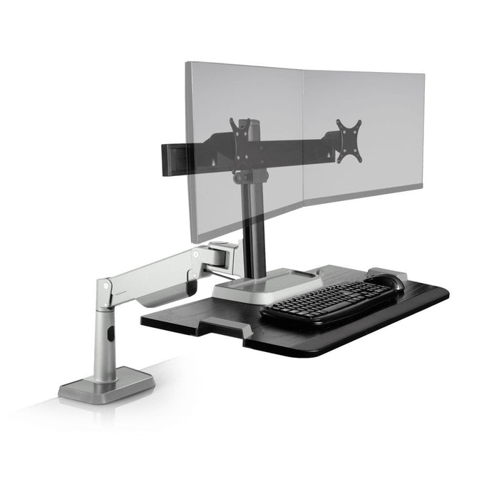 Innovative Winston Lift Edge Mount Two Monitor Adjustable Standing Desk Converter - WNST-LIFT-1-248