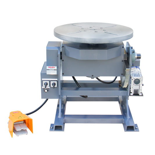 Kaka industrial WP-500 Welding Positioner 1102lb Tilt angle -45°-90º Rotation motor 400W Rotation speed 0-5 RPM Stepless Speed Control Welder Positioning Machine 110V-60HZ-1PH - 178383V110