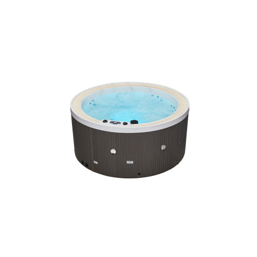 Luxury Spas - Studio Series Oscar 6 Person Cloud Gray WS-007 - Backyard Provider