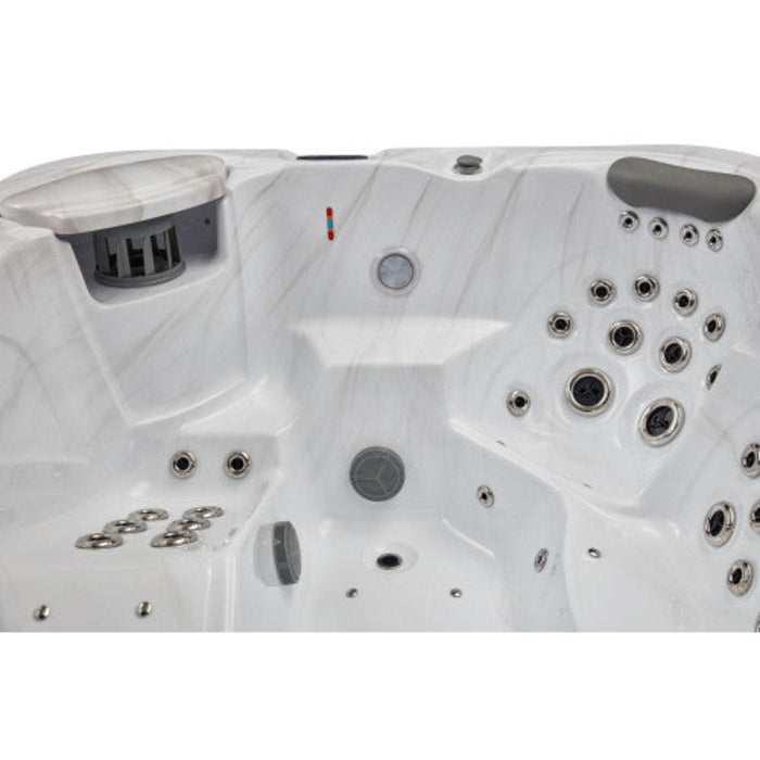 Luxury Spas - Elite Series Danika 5 Person Cloud Gray WS-591 - Backyard Provider