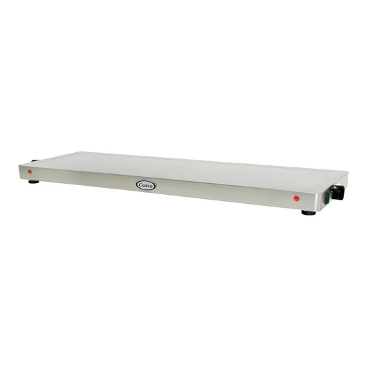Cadco WT-40-HD 45" x 14 3/8" x 2 3/4" Electric Heavy-Duty Countertop Warming Shelf - 120V - WT-40-HD