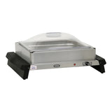 Cadco WTBS-12P Electric Buffet Server with Clear Lid - 120V -WTBS-12P