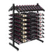 Vintage View Evolution Double Sided Island Display Rack Presentation Row 3C freestanding metal wine rack