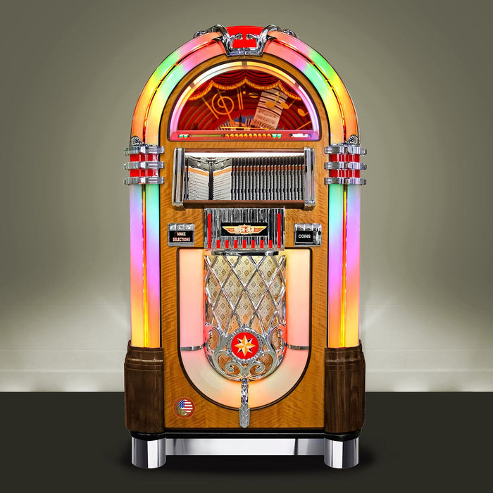 Rock-Ola Bubbler CD Jukebox In Walnut - CD8E-WAL