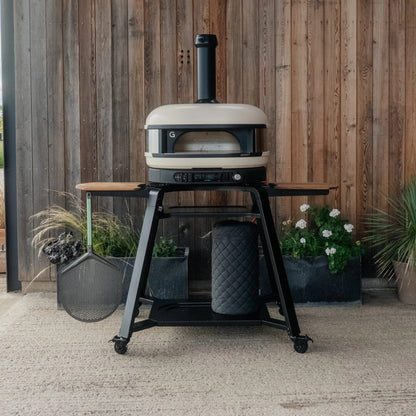Gozney Dome Gen 2 Bone Dual Fuel Freestanding Outdoor Pizza Oven Essentials Bundle - GMPBNUS1625 | AM1985 | AD1934