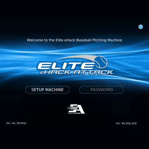 Sports Attack Elite eHack Attack Baseball Pitching Machine - 107-1100
