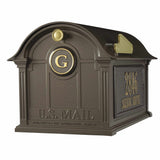 Whitehall Balmoral Mailbox Side Plaques and Monogram Package -  16365