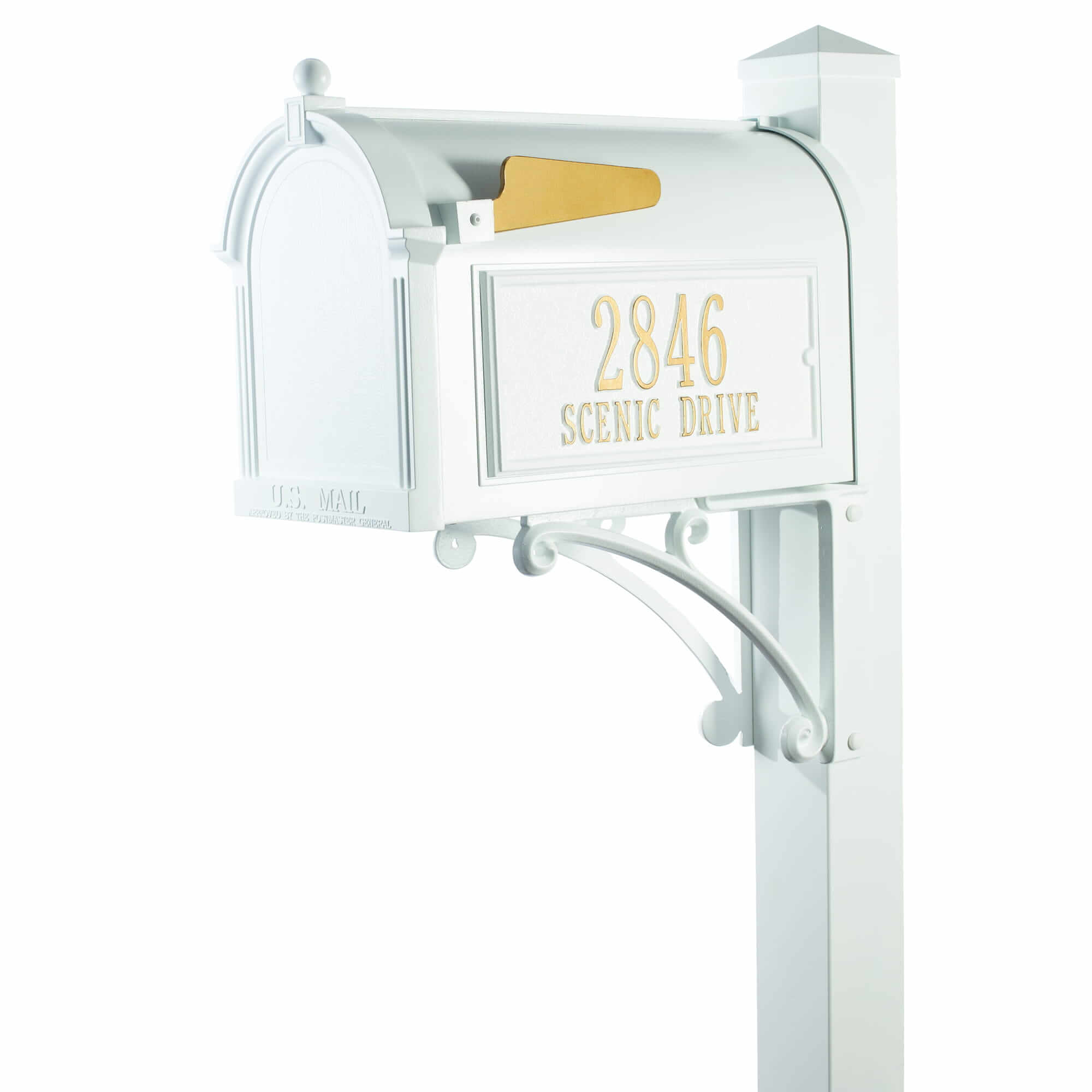 Whitehall Superior Streetside Mailbox Package -  16308