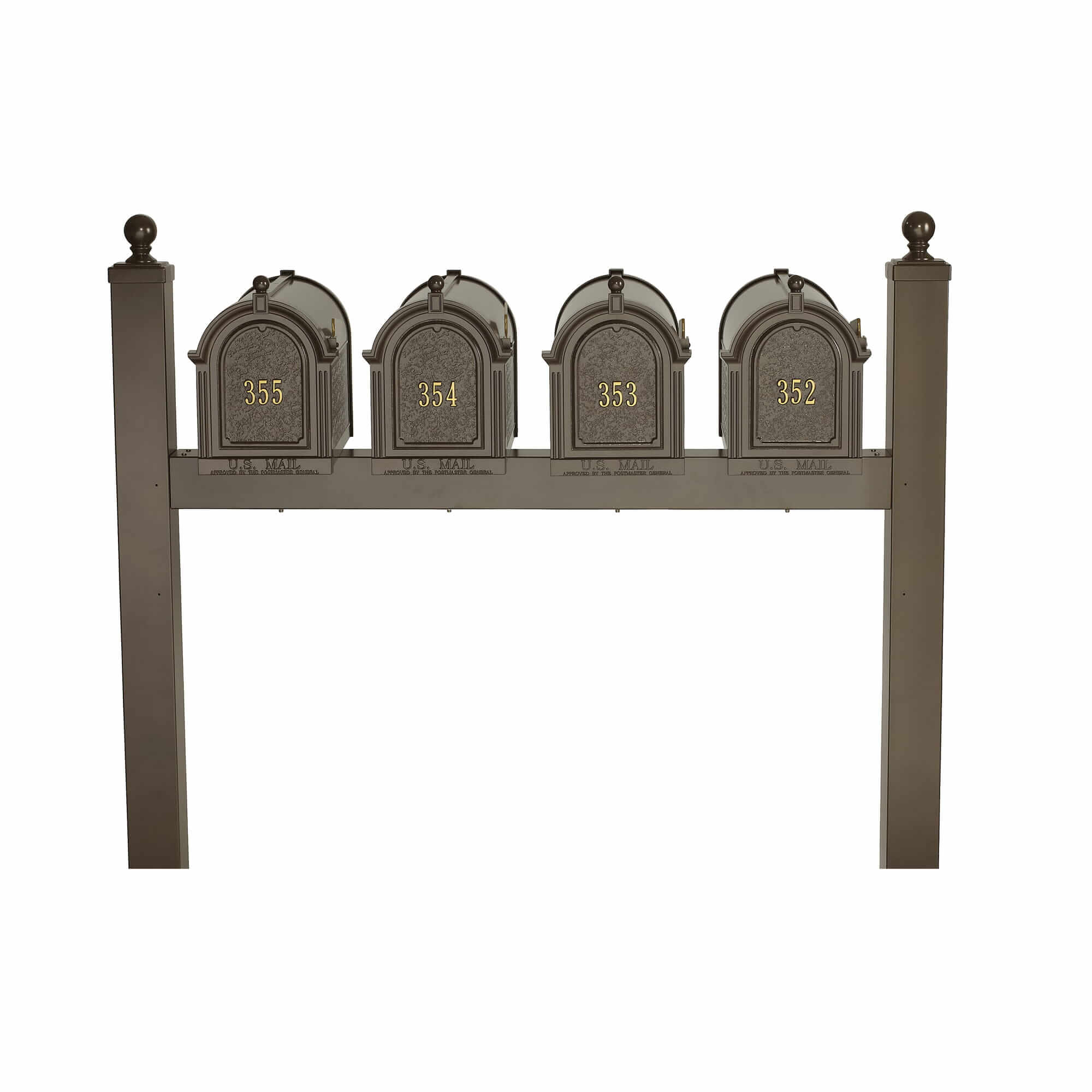 Whitehall Multi Mailbox Capitol Quad Package -  16522