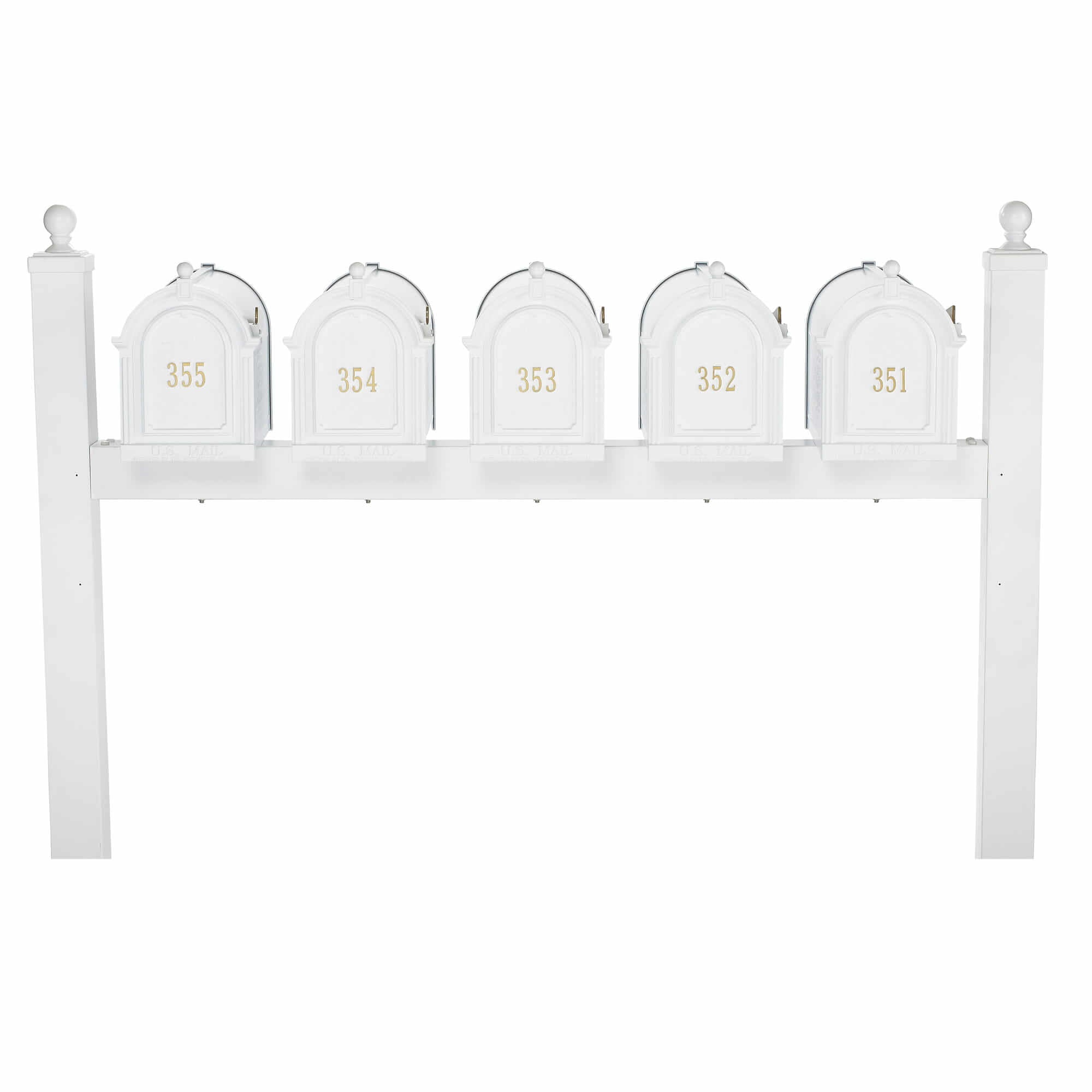 Whitehall Multi Mailbox Capitol Quint Package -  16525