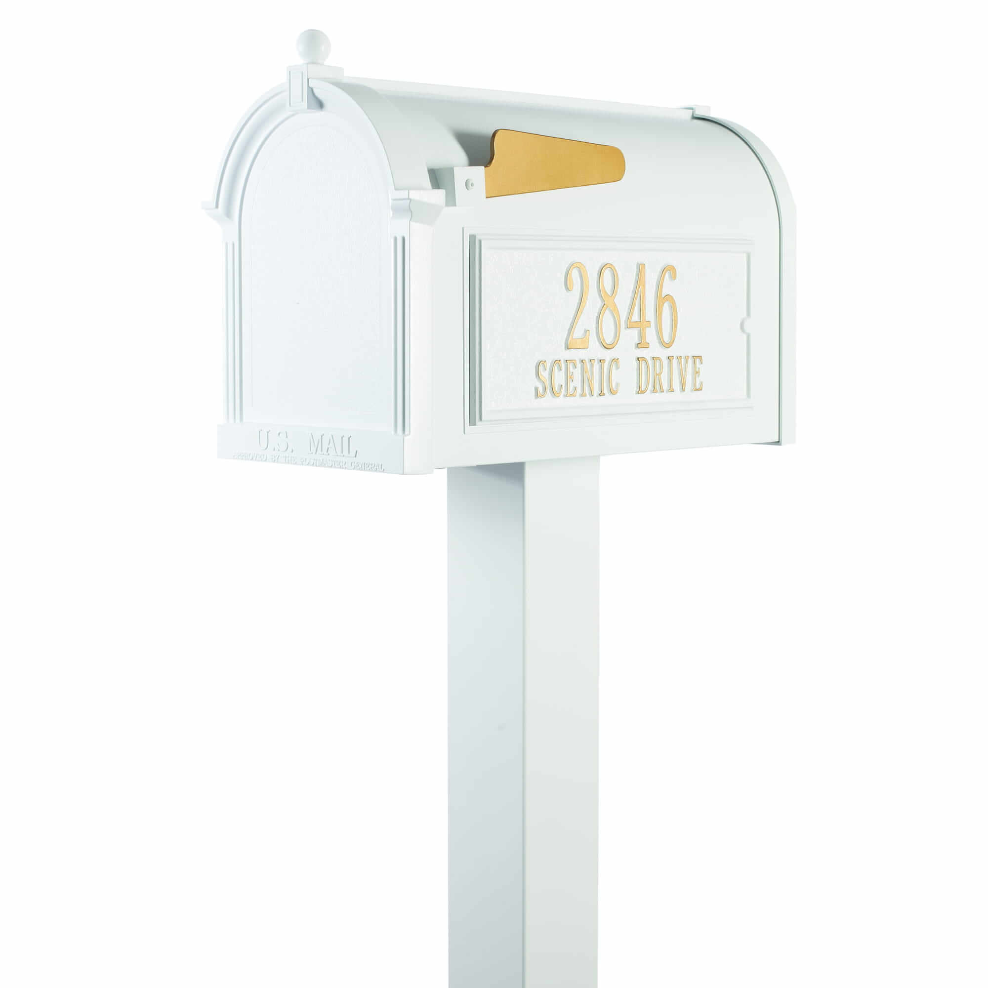 Whitehall Premium Streetside Capitol Mailbox Package -16311