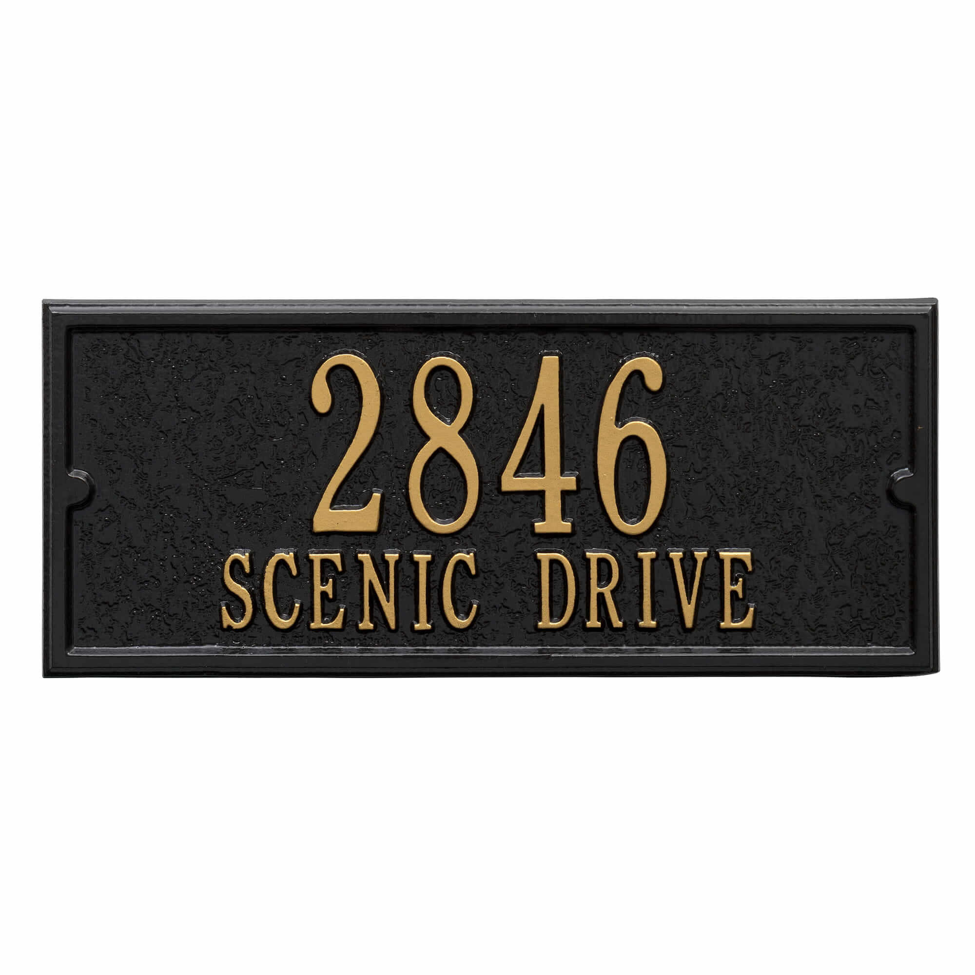 Whitehall Balmoral Mailbox Side Plaques, Monogram & Post Package - 16236