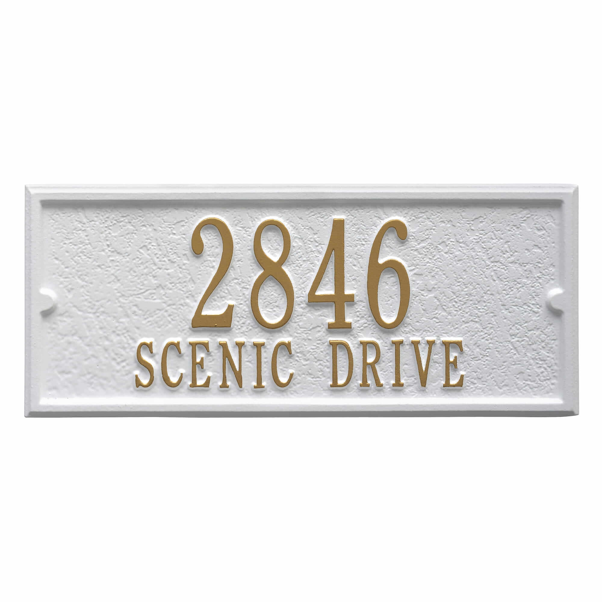 Whitehall Balmoral Mailbox Side Plaques, Monogram & Post Package - 16236