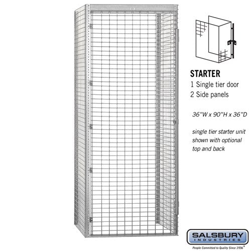 Salsbury 36" Wide Single Tier Bulk Storage Locker - 8134-A