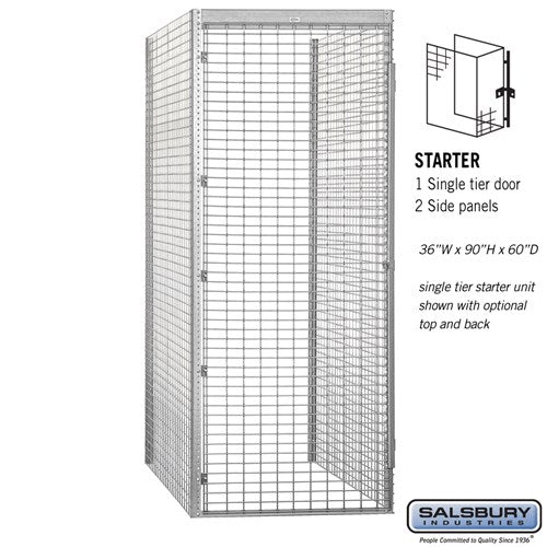 Salsbury 36" Wide Single Tier Bulk Storage Locker - 8134-A