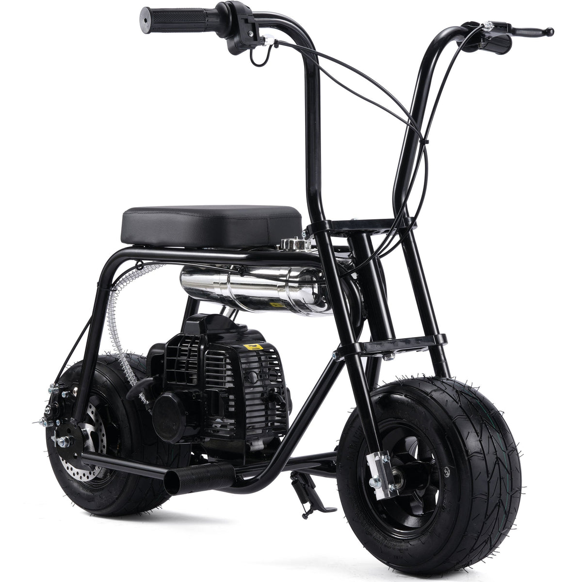 MotoTec Wild Rover 49cc 2-Stroke Kids Gas Mini Bike Black