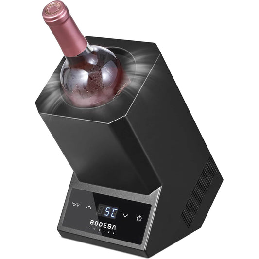BODEGACOOLER Wine Chiller Electric Wine Bottle Chiller - CJ72-01-BK