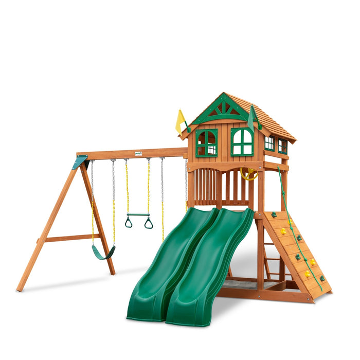 Gorilla Playsets Outing With Dual Slides Swing Set - 01-1070