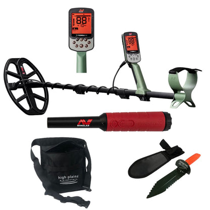 Minelab X-Terra Pro Metal Detector and Pro-Find 40 Pinpointer with Free Gear - 3707-0001-PF40-free-gear-bundle