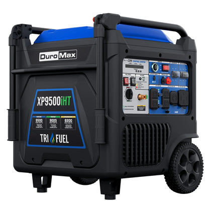 DuroMax 9,500 Watt Portable Dual Tri Inverter Generator w/ CO Alert