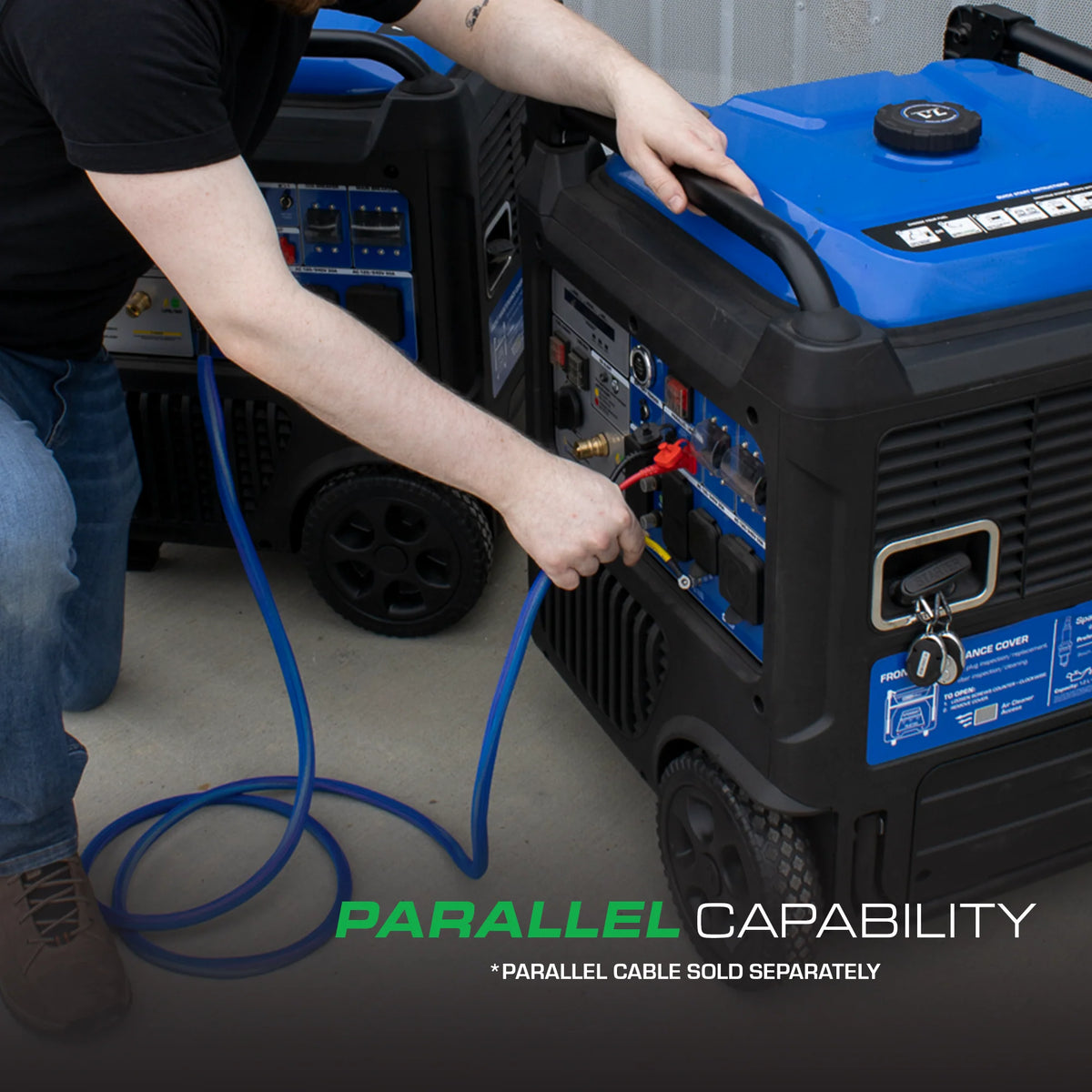DuroMax 9,500 Watt Portable Dual Tri Inverter Generator w/ CO Alert