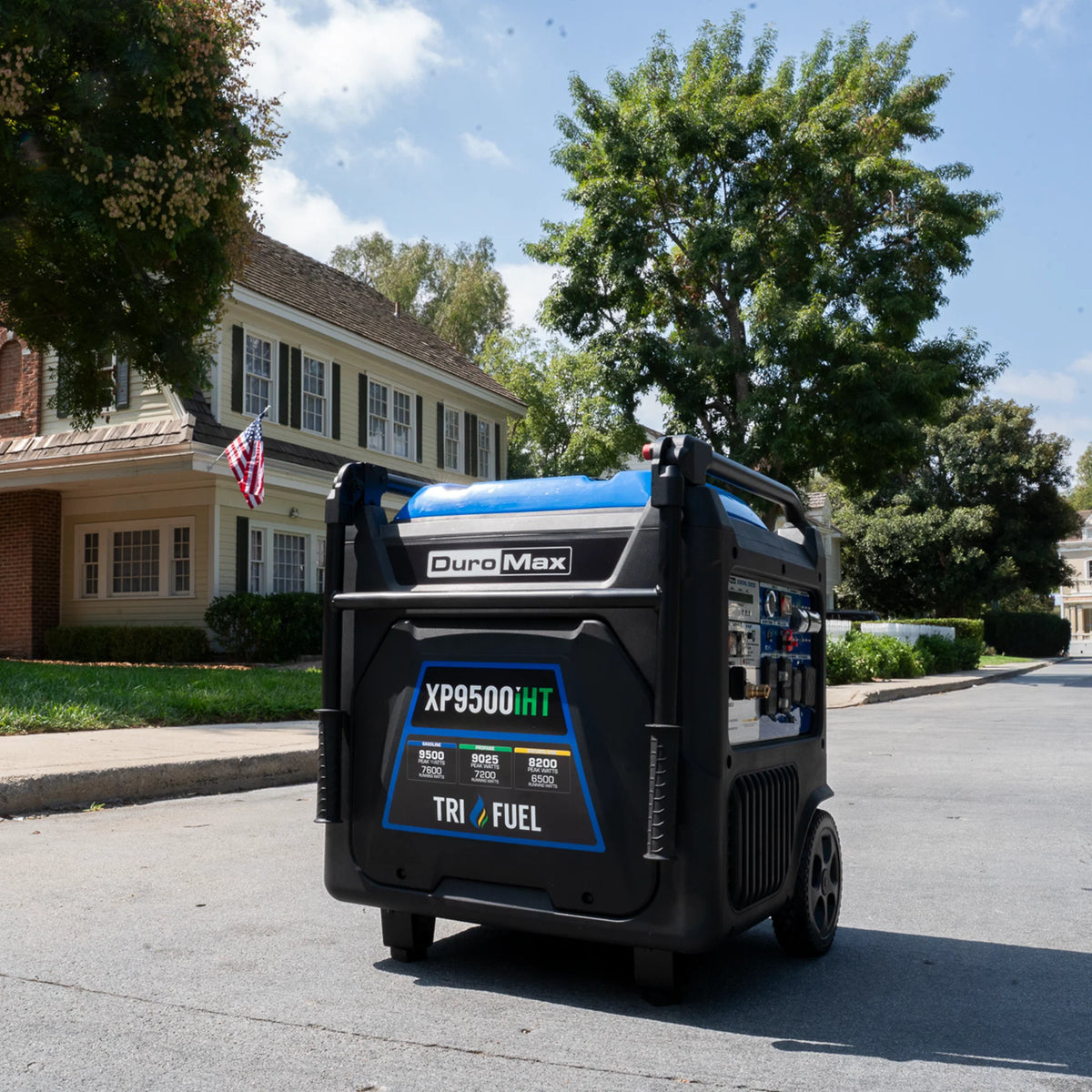 DuroMax 9,500 Watt Portable Dual Tri Inverter Generator w/ CO Alert