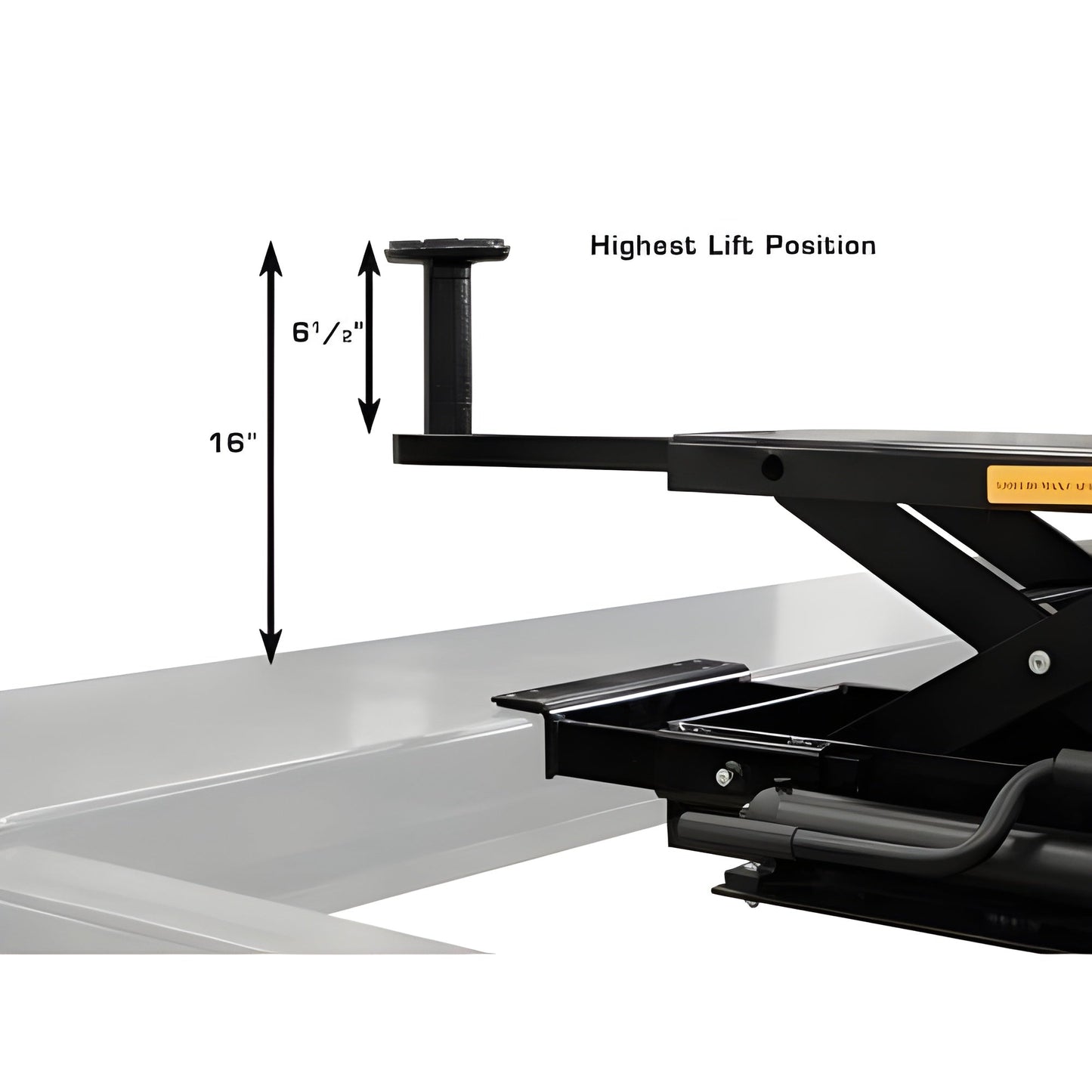 Atlas PROJACK35 3,500 lb. Capacity Sliding Bridge Jack - ATEXH-PROJACK35-FPD
