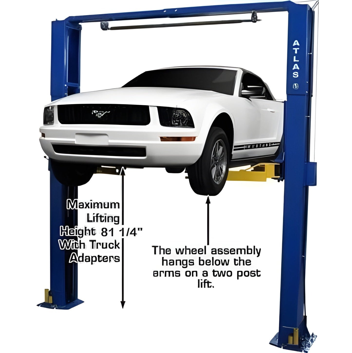 Atlas PV10PX 10,000 lb Overhead 2-Post Lift - ATEXH-PV10PX-FPD