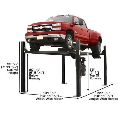Atlas PRO9000 4 Post Lift + RJ35 Sliding Jacks Combo - ATEXH-PRO9-COMBO1-FPD