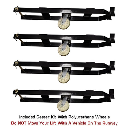 Atlas PRO9000 4 Post Lift + RJ35 Sliding Jacks Combo - ATEXH-PRO9-COMBO1-FPD