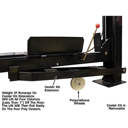 Atlas PRO9000 4 Post Lift + RJ35 Sliding Jacks Combo - ATEXH-PRO9-COMBO1-FPD