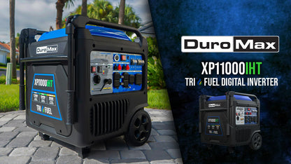 DuroMax 11,000 Watt Portable Dual Fuel Inverter Generator w/ CO Alert