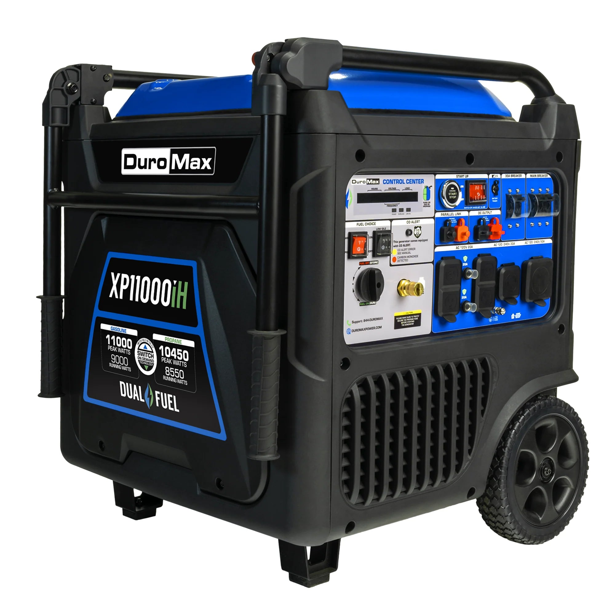 DuroMax 11,000 Watt Portable Dual Fuel Inverter Generator w/ CO Alert