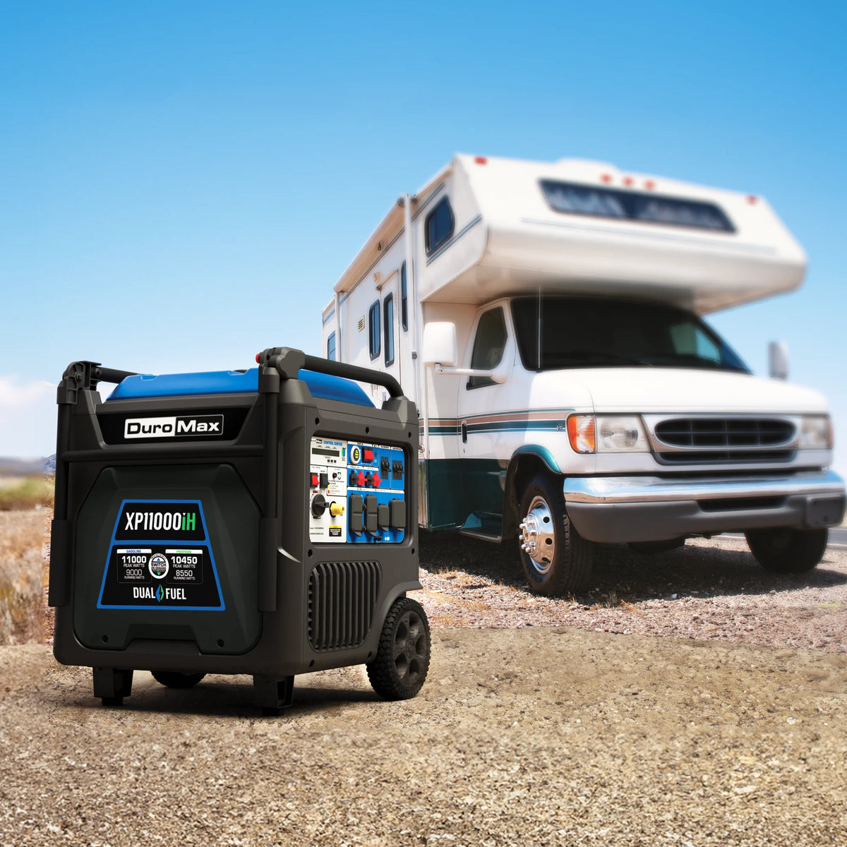 DuroMax 11,000 Watt Portable Dual Fuel Inverter Generator w/ CO Alert