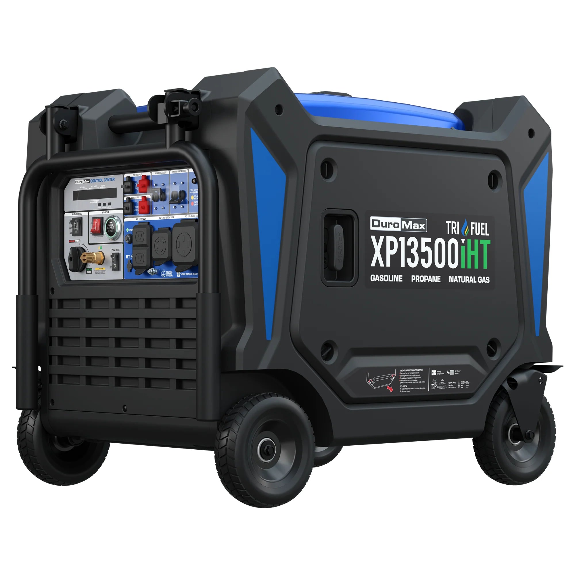 DuroMax 13,500 Watt Portable Tri Fuel Inverter Generator w/ CO Alert