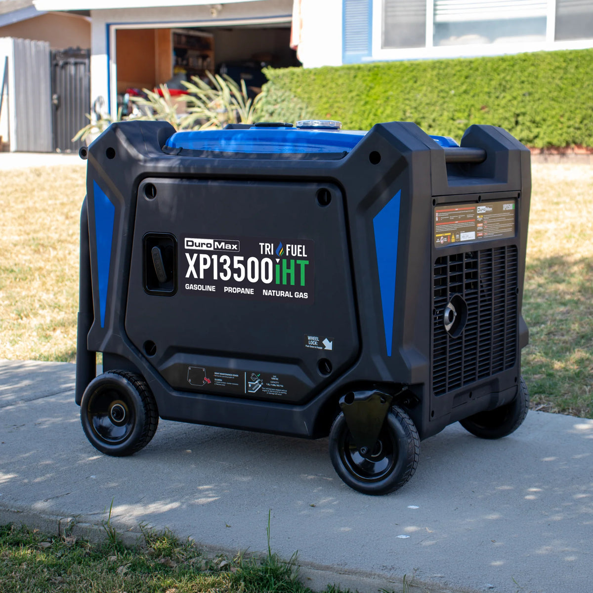 DuroMax 13,500 Watt Portable Tri Fuel Inverter Generator w/ CO Alert