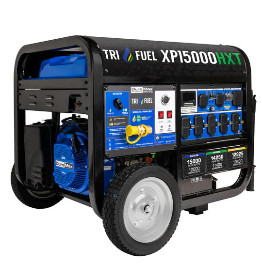 DuroMax 15,000 Watt Electric Start Dual Fuel EFI Portable Generator