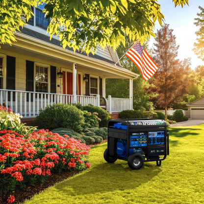 DuroMax XP15000HXT+ 15,000-Watt  500cc EFI Electric Start Tri Fuel Portable Generator