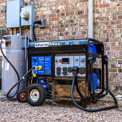 DuroMax 15,500 Watt Tri Fuel Portable  Generator w/ CO Alert