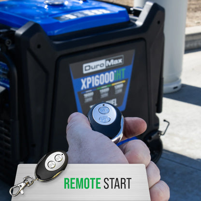 DuroMax 16,000 Watt V-Twin Tri Fuel Portable Digital Inverter Generator