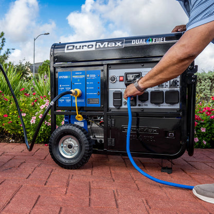 DuroMax 17,500 Watt Dual Fuel Portable  Generator w/ CO Alert