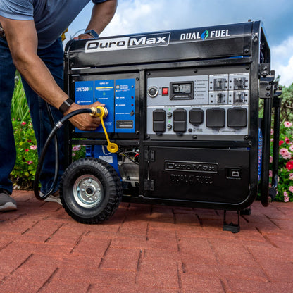 DuroMax 17,500 Watt Dual Fuel Portable  Generator w/ CO Alert