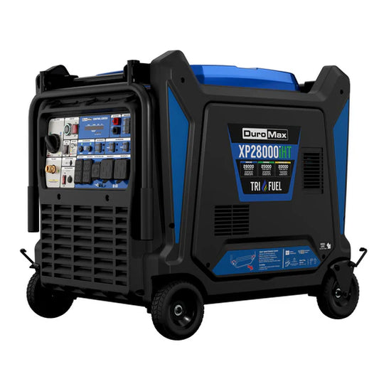 DuroMax 28,000 Watt Tri Fuel Portable Inverter Generator w/ CO Alert