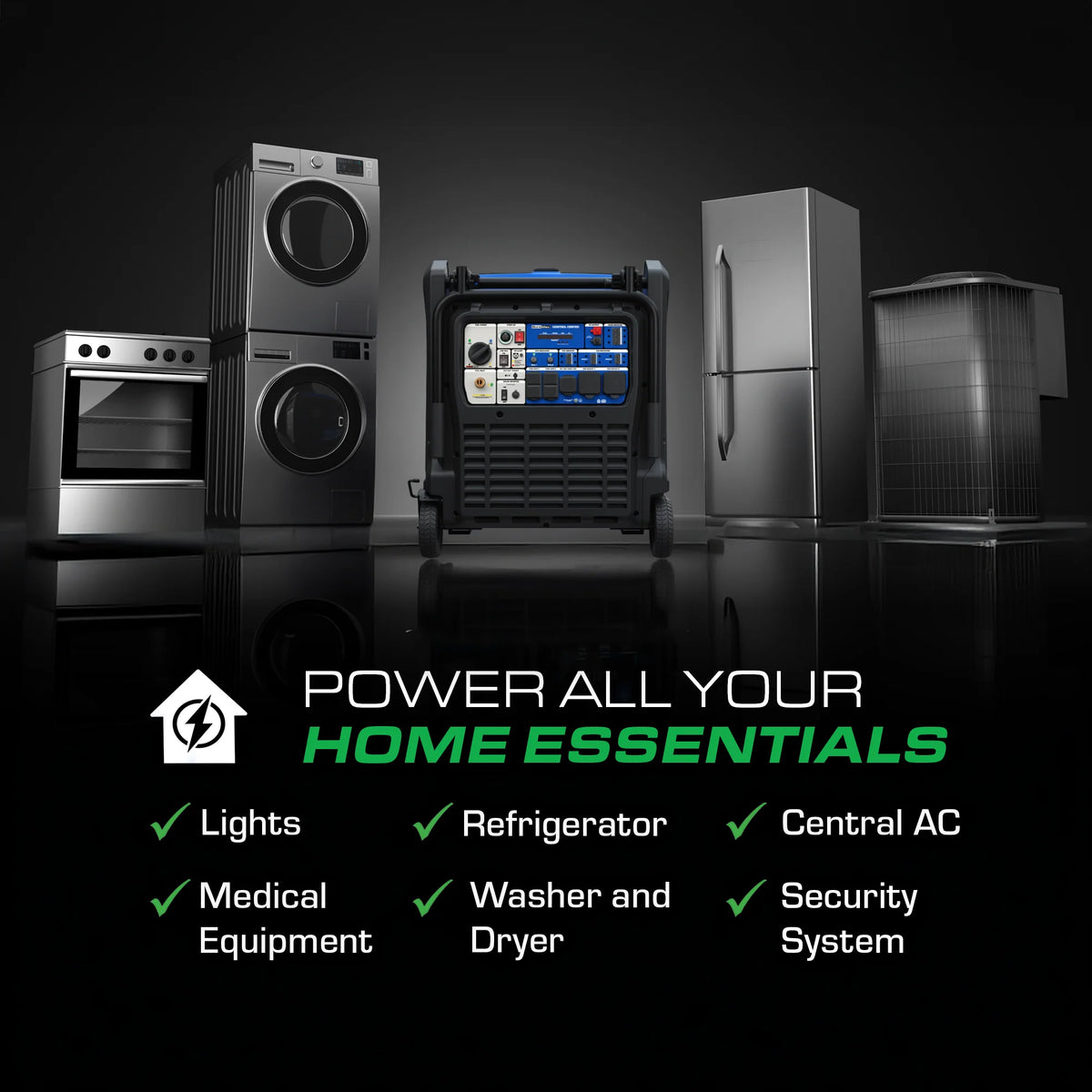 DuroMax 28,000 Watt V-Twin Tri Fuel Portable Digital Inverter Generator